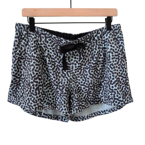 Lululemon Spring Break Away Shorts Ace Spot Tranquil Blue/Black size 12 - Picture 2 of 4